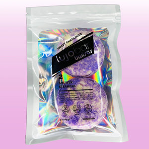Violet Chamomile Twists Shower Steamer 2-Pack | Vegan, Cruelty Free & Phthalates Free