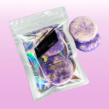 Load image into Gallery viewer, Violet Chamomile Twists Shower Steamer 2-Pack | Vegan, Cruelty Free &amp; Phthalates Free
